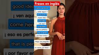 Frases en inglés  Parte 28 👩🏻‍🏫 curso cursosingles educación english cursodeingles [upl. by Nere]