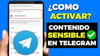 Como ver contenido sensible telegram  No puedo ver contenido Delicado en Telegram 2024 [upl. by Prince]