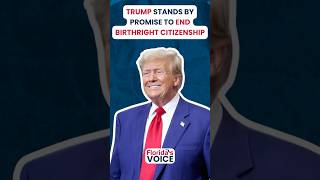 Trump stands by promise to end birthright citizenship [upl. by Eelaras]