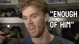 McDavid is absolutely FED UP with Connor Bedard talk… [upl. by Hnamik489]