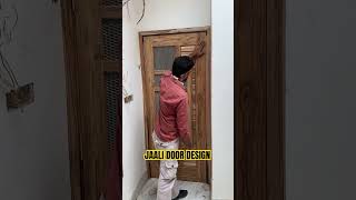 NEW JAALI DOOR DESIGN interiordesign punjabi doors shorts [upl. by Juieta]