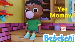 Johny Johny Yes Mommy  Nursery Rhymes amp Educational Kids Songs  Bebekeni [upl. by Roti]