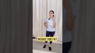 3 EXCERCISE To Reduce Side Fat shorts fatlossworkout [upl. by Cima]