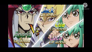 Yugioh 5Ds Leo Luna And Jack versus￼ aporia ￼ [upl. by Gunar]