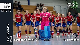 MHC TV  Feudenheimer HC  HG Nürnberg  1 Bundesliga Halle Damen Süd  0601  1600 Uhr [upl. by Moe]