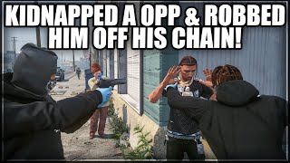 Kidnapped A Opp amp Robbed Him Off His Chain  GTA RP  Grizzley World WHITELIST [upl. by Enerahs]