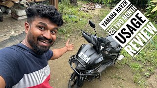 yamaharayzr125 Yamaha ray zr 125 user experience  Two month usage review [upl. by Cacia517]