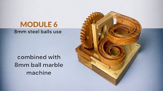 8mm ball track  module 6 [upl. by Ahsirk179]