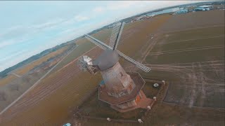 Selings Mühle Neuenkirchen  Historische Windmühle von 1824  FPV Freestyle [upl. by Natanoy]