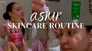 ASMR SKINCARE ROUTINE  Updated Morning amp Night Routine [upl. by Eila]