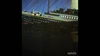 Sinking Titanic ship video at the Titanic exhibition center 🥺🥹 shorts travel titanicship belfast [upl. by Conger]