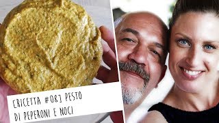 Ricetta 08  Pesto di peperoni e noci [upl. by Clarhe]