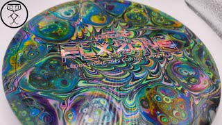 Wavy Cell Technique  Disc Golf Dye Fluid Art Tutorial [upl. by Estelle]