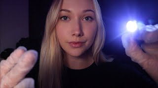 ASMR Dark Room EYE Exam  Bright Light Triggers amp UpClose Gentle Whispers [upl. by Lluj465]