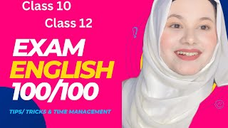 “Crush Your English Exam Time Management Tips amp Tricks for Successquot  Class 10  Class 12 [upl. by Lenuahs]