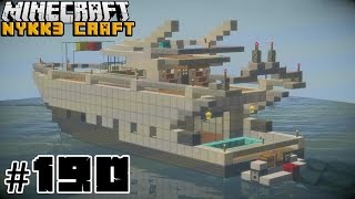 NYKK3CRAFT MOD MINECRAFT ITA 190  MOTO DACQUA E GIRO IN YACHT [upl. by Irac]