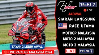 Jadwal Siaran Langsung Race MotoGP Malaysia 2024  MotoGP Malaysia 2024 Live Trans 7  MotoGP 2024 [upl. by Trillbee955]