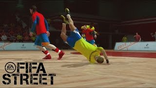 Fifa Street Gameplay Xbox 360 España Vs Brasil Un duelo de proporciones EPICAS [upl. by Coulson]