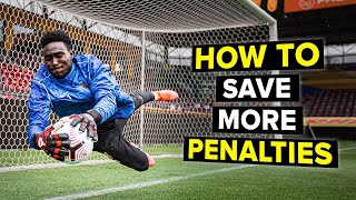 PENALTY SAVING secrets from a pro coach  goalkeeper tutorial [upl. by Eisus]