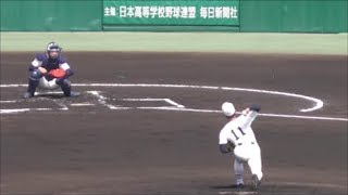 ＜ドラフト2019 埼玉西武ライオンズ6位指名＞日大三高 井上 広輝 投手：センバツ高校野球2018 [upl. by Patricio]