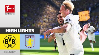 Borussia Dortmund vs Aston Villa  20  Highlights Friendly [upl. by Schnorr]