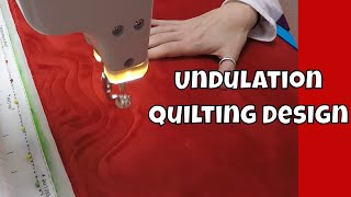 Quilting Minky on a Longarm Machine with Undulation Quilting Design [upl. by Dehnel466]