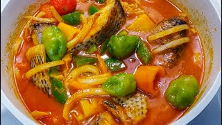 Sauce au Poisson Frais  Lanmoumou Dessi  Fresh fish Soup [upl. by Hsital]