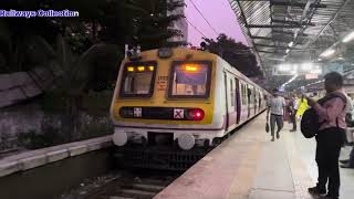 Mumbai Local Train Arrival and Departure from Vidyavihar Railways Station Mumbai [upl. by Linden]