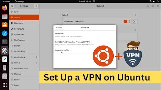 Connect to a VPN on Ubuntu or Debian Linux [upl. by Anoi]