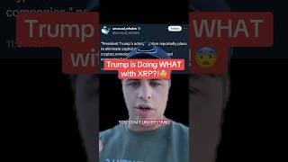 Trump is Doing WHAT with XRP😨 Pump Incoming [upl. by Wilbert]