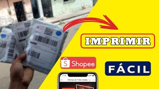 COMO IMPRIMIR ETIQUETA DA SHOPEE [upl. by Tocci]