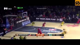 CSKA Moscow vs Maccabi Tel Aviv 6768 Euroleague Final Four 1652014 [upl. by Zerline]