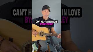 Cant Help Falling in Love by Elvis Presley  Easy Guitar Lesson [upl. by Pudendas365]