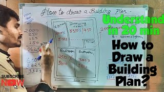 How to draw a Building planBuilding DrawingCivil Engineering [upl. by Pickard]