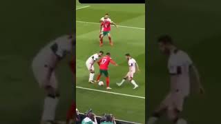 sofiane boufal skill against portugal football messi worldcup ronaldo skills morocco cr7 [upl. by Esinnej]