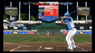 MLB 12 The Show Texas Rangers Franchise 2012 AllStar Game [upl. by Yenitirb712]