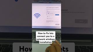 How to fix lets connect you to a network windows 11 installation tutorialwindows11 [upl. by Edahs640]