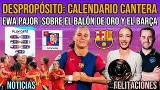 🚨 DESPROPÓSITO CALENDARIO CANTERA  GIRÁLDEZ AITANA BONMATÍ ALEXIA PUTELLAS EWA PAJOR Y NOTICIAS [upl. by Nylrac]