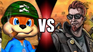 Conker vs Postal Dude Conkers Bad Fur Day vs Postal  VS Trailer [upl. by Ahsaeit]