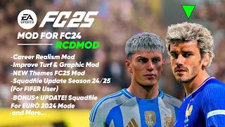 FC 25 MOD 556 TRANSFER DONE SQUADFILE UPDATE SEASON 2425 FOR FC 24 for FIFERs Realism TU17 [upl. by Isborne]