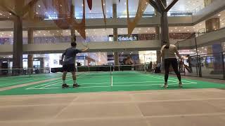 One Ayala Pickleball Final Game  Clinton amp Aileen vs Filip amp Melanie Feb232024 [upl. by Zinn]