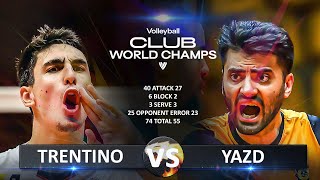 Trentino Itas vs Shahdab Yazd  Volleyball Club World Championship 2024 [upl. by Ymor476]