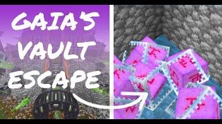 ESCAPING GAIAS VAULT  From Within The Cell  Minecrafts PERFECT Prison [upl. by Abocaj]