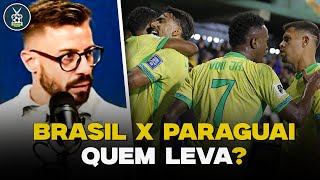 SELEÇÃO BRASILEIRA X PARAGUAI QUEM LEVA HOJE  Corte do Opinião Placar [upl. by Celin455]