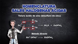 NOMENCLATURA  SALES HALOGENAS ACIDAS [upl. by Morez]