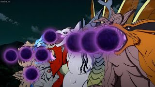 Naruto and the NineTailed Beasts combine to use the Beast Ball to finish off the TenTailed Beasts [upl. by Montagu643]