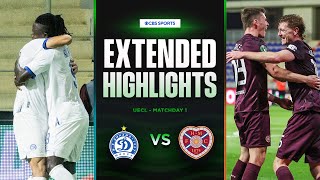 Dinamo Minsk vs Heart of Midlothian Extended Highlights  UECL League Phase MD 1  CBS Sports [upl. by Strepphon148]