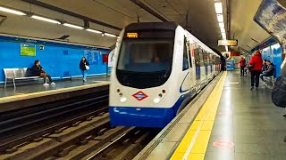 🚇 SERIE 3000 entrando en OPORTO Metro de Madrid [upl. by Hidie]