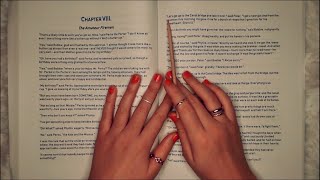 ASMR INAUDIBLE READING super clicky unintelligible whispering word tracing page turning [upl. by Leede]