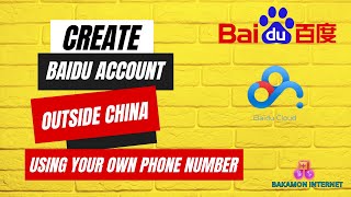 how to create an account in baidu 2024  Baidu Cloud [upl. by Noland]